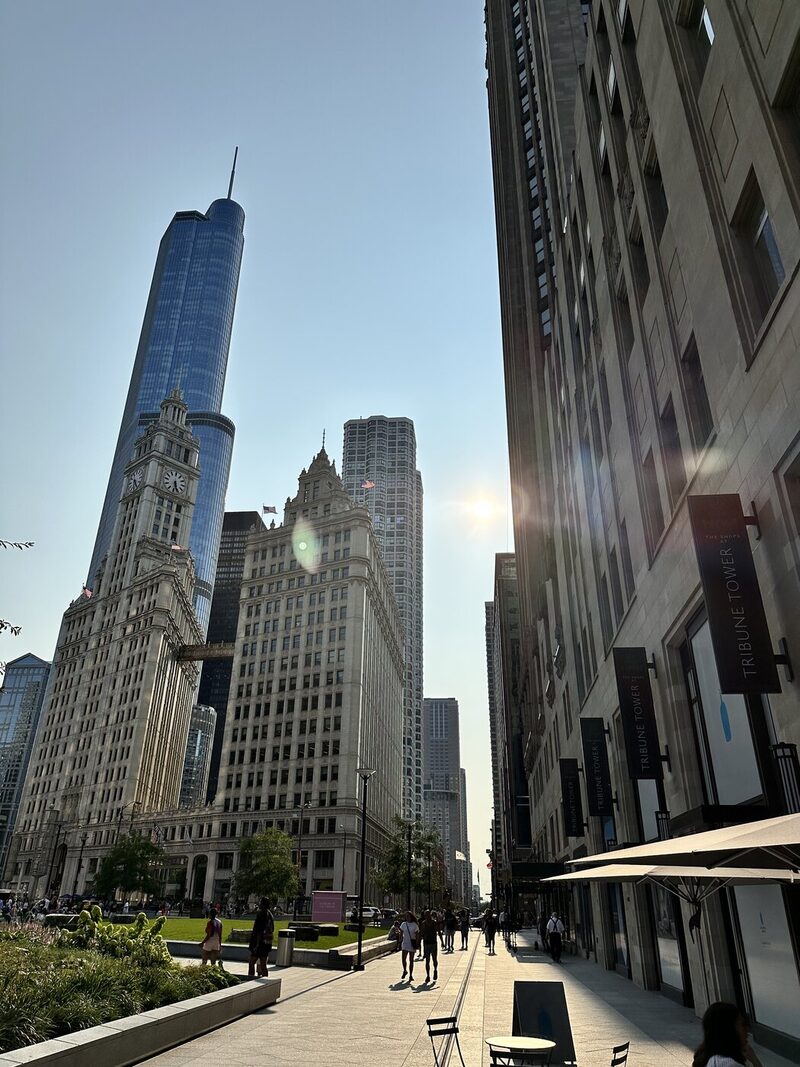Tribune Tower and Wrigley Building